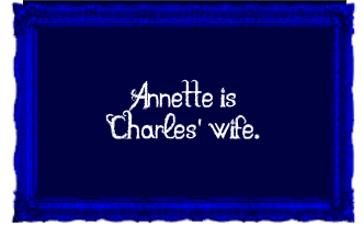 Annette is Charles' wife.